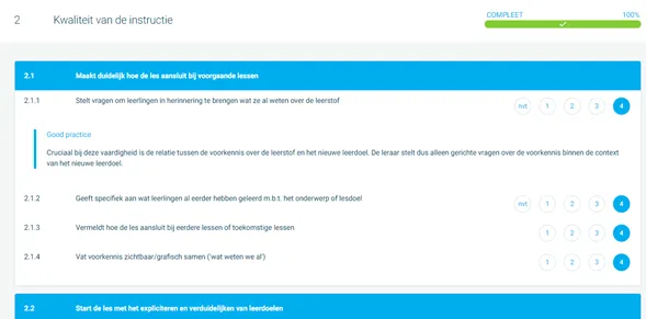 Schermafbeelding van de good-practicevoorbeelden in Kapablo