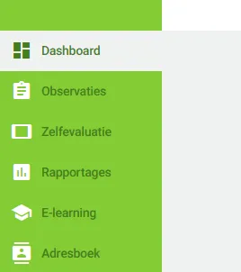 Schermafbeelding van het menu met de zelfevaluatie in Kapablo